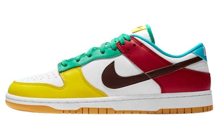 Nike Nike Dunk Se 'Free.99' Synthetic Leather Low top Skateboard Shoes White Red Blue Unisex