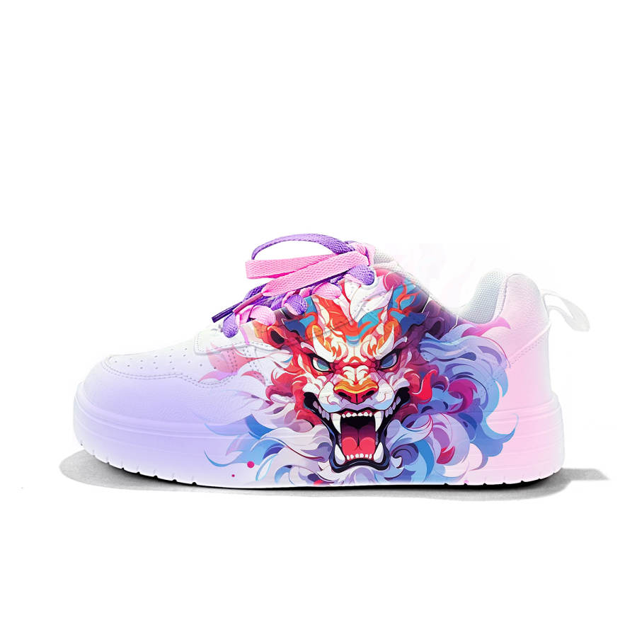 ZUOLENGCHAN Synthetic Leather Cushioning Abrasion Resistant Lightweight Breathable Low top Skateboard Shoes Unisex