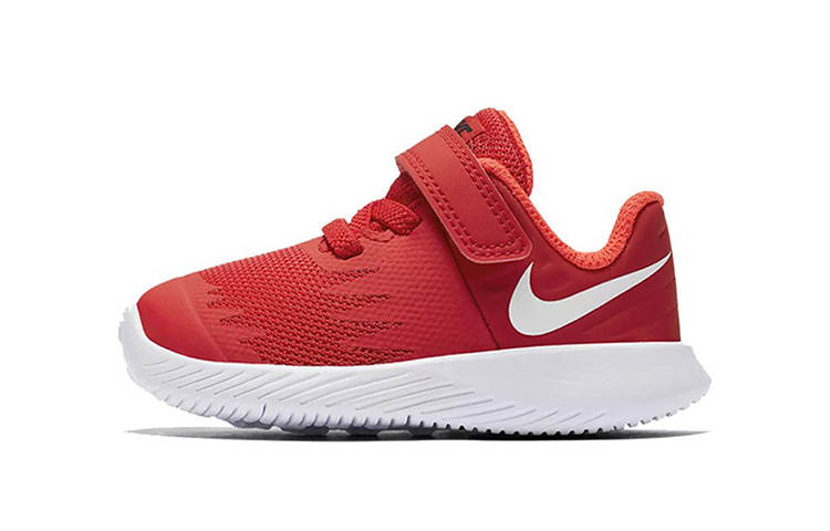 Nike Nike Star Runner 2 Slip-Resistant Cushioning Wear-Resistant Low-Top Toddler Shoes Red Infant And Toddler