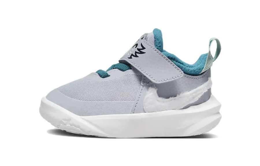 Nike Nike Team Hustle D 10 Abrasion Resistant Breathable Low top Toddler Shoes Gray Infant And Toddler