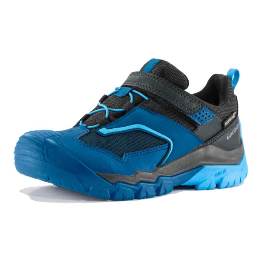 DECATHLON Slip Resistant Cushioning Abrasion Resistant Waterproof Low top Kids' Outdoor Shoes Blue Kids