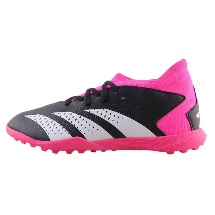 Adidas Adidas PREDATOR ACCURACY.3 Slip Resistant Abrasion Resistant Mid top Kids' Soccer Shoes Black Pink White Kids'