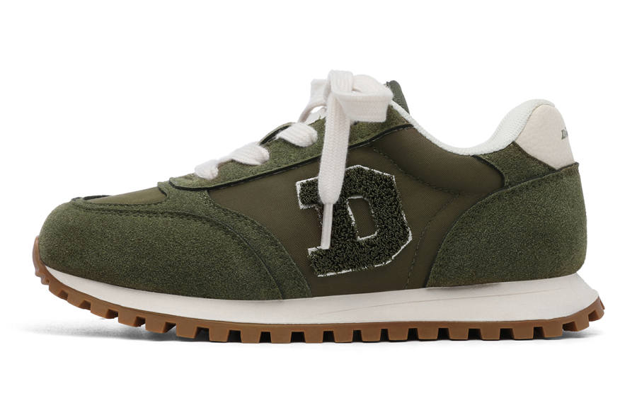 Dickies Abrasion Resistant Height Increasing Low top Casual Shoes Army Green Kids'