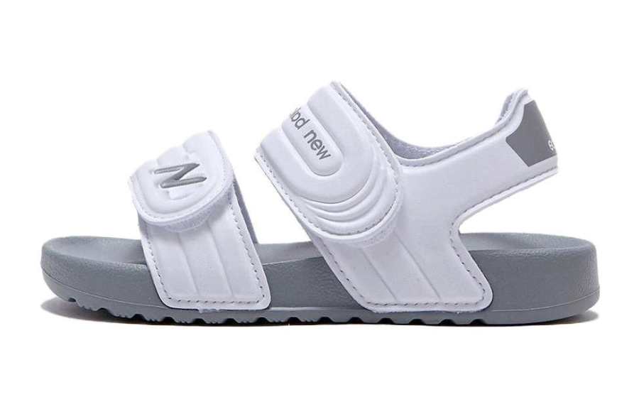 New Balance New Balance New Balance Korea Comfortable Abrasion Resistant Children's Sandals Gray Blue Kids'