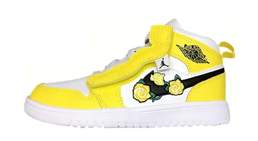 Jordan Jordan Air Jordan 1 Mid Alt Mid top Children's Basketball Shoes Yellow Kids'