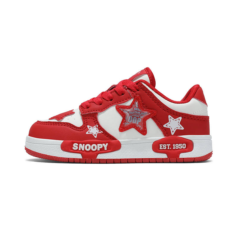 SNOOPY Xingji Skateboard Abrasion Resistant And Anti Kick Low top Kids' Skateboarding Shoes Kids'