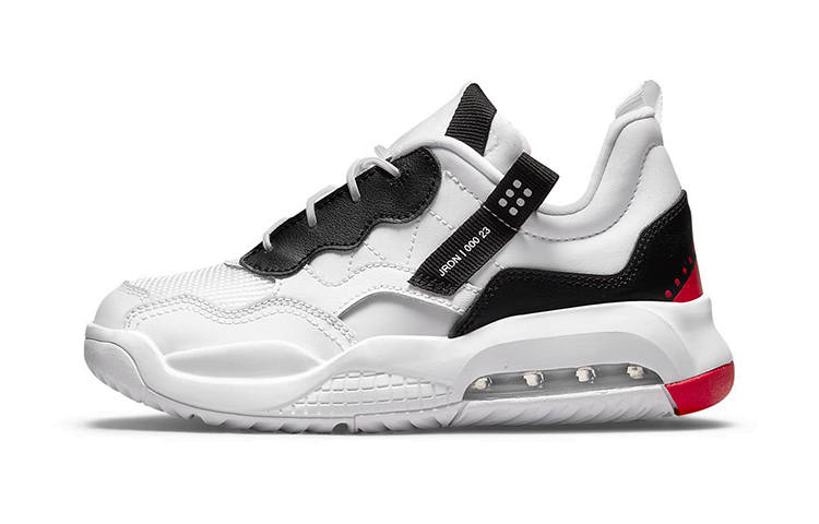 Jordan Jordan MA2 Slip Resistant Abrasion Resistant Low top Kids' Running Shoes Black White Children Aged 3 7 Years Old