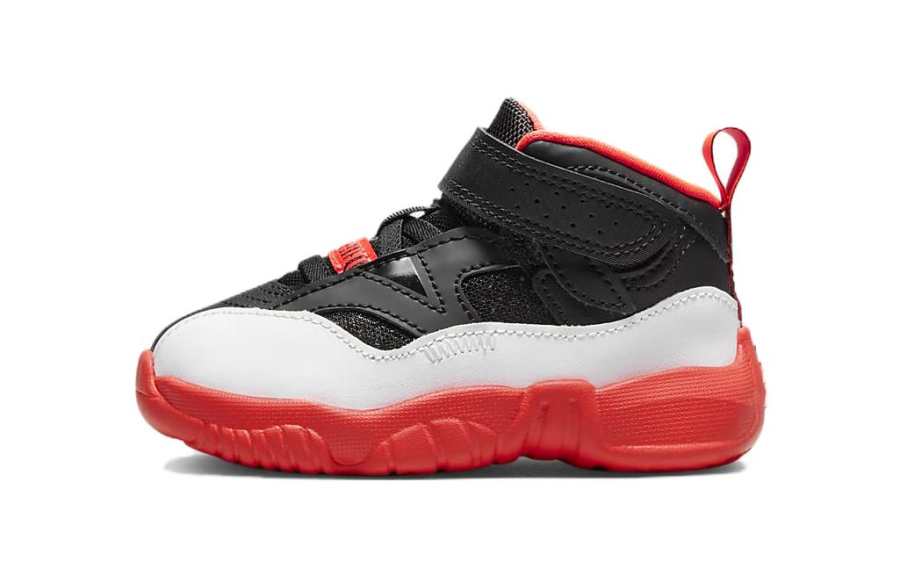 Jordan Jordan Jumpman Two Trey TD Slip Resistant Anti Kick Mid top Baby & Toddler Shoes Black White Red Infant And Toddler