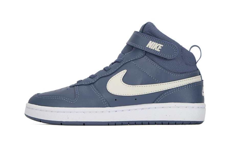 Nike Nike Abrasion Resistant Mid top Kids' Skateboarding Shoes Blue Children Aged 3 7 Years Old