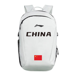 Li-Ning Li Ning Polyester Backpack Unisex White