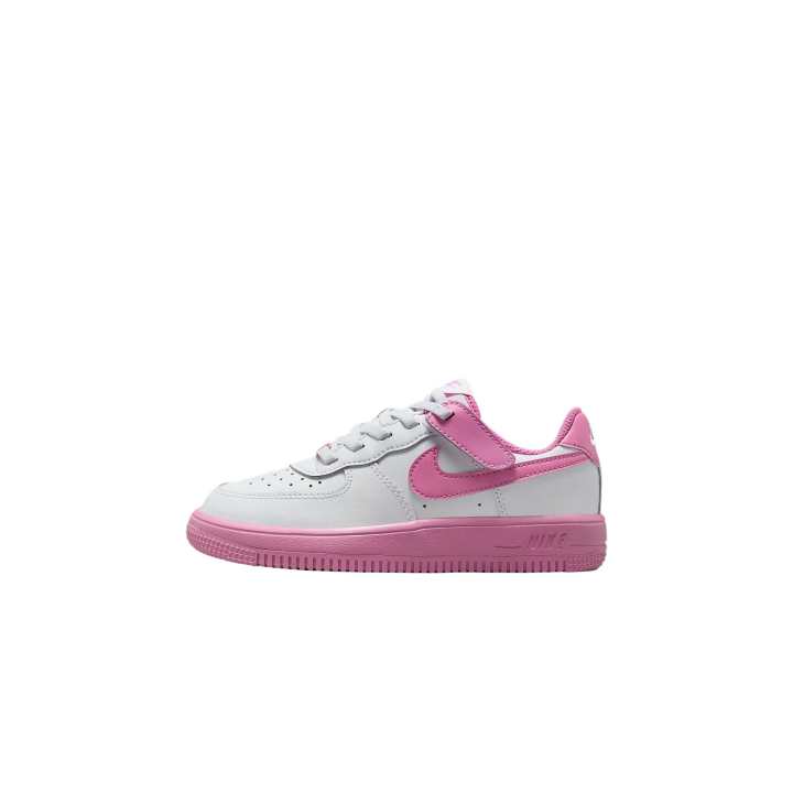 Nike Nike Air Force 1 Low top Skateboard Shoes White/Magic Flamingo Kids'