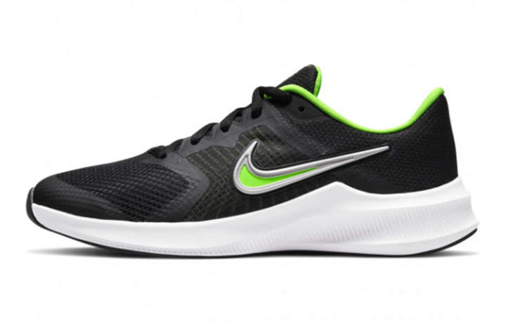Nike Nike Downshifter 11 Low-Top Black/Green GS