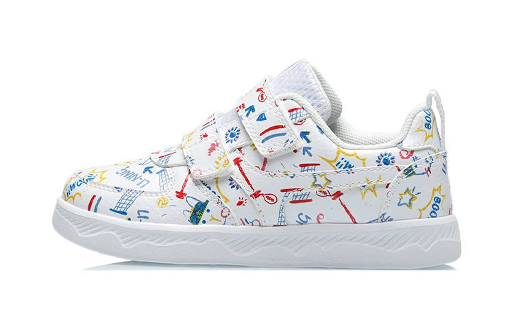 Li-Ning YOUNG Li Ning Slip Resistant Cushioning Slip Resistant Cushioning Low top Kids' Skateboarding Shoes White