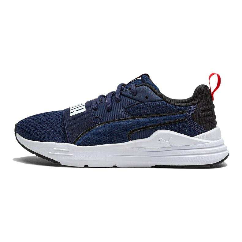 PUMA Wired Run Pure Low top Kids Lifestyle Shoes Blue Black White