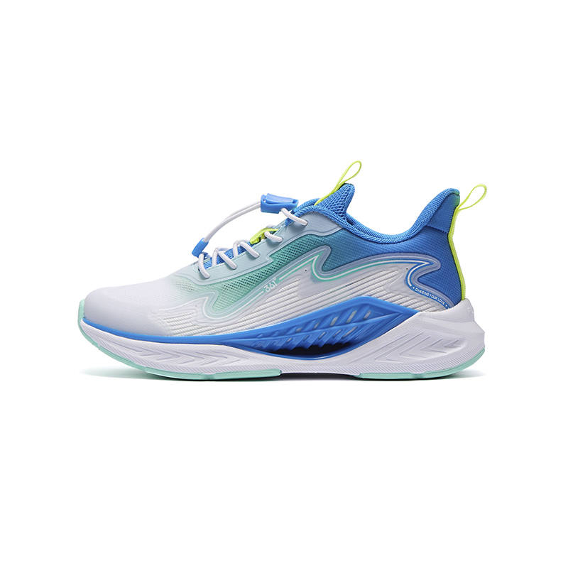 361°KIDS Fabric Low top Running Shoes White Green Blue Unisex
