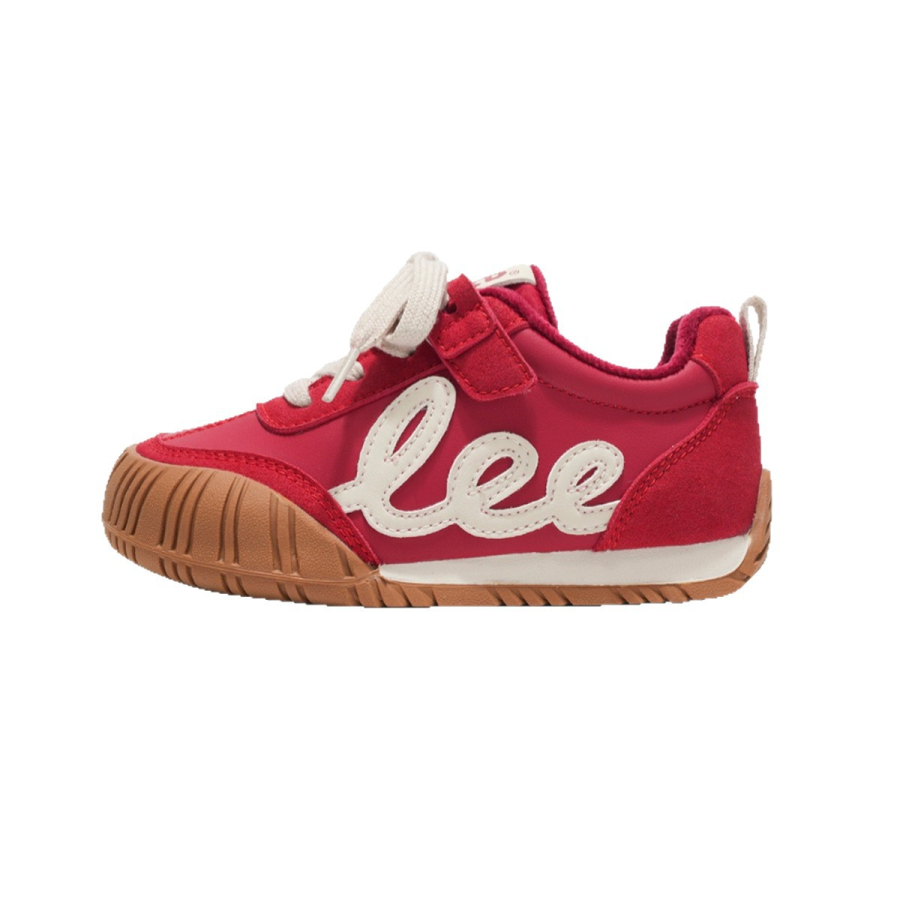 LEE KIDS Fleece Lined Lining Platform Trendy Comfortable Thermal Outdoor Hook and Loop Insulated Shoes Red Kids'