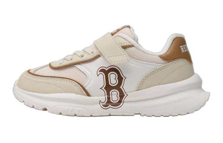 MLB Chunky Runner Slip Resistant Abrasion Resistant Low top Kids Lifestyle Shoes Brown Kids'