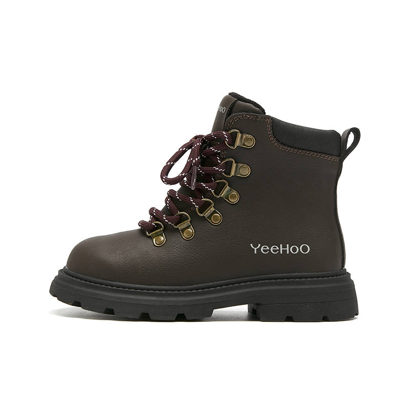 YeeHoO Fleece Lined Comfortable And Trendy Cushioning Abrasion Resistant Thermal High top Kids' Boots Kids'