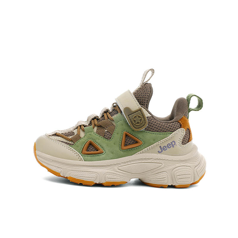 Jeep Outdoor Sports Low top Running Shoes Khaki Green Kids'