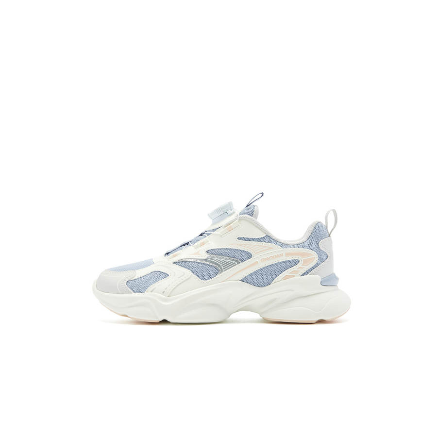 QIAODAN Casual Shoes Ivory White/Zero Blue Teenagers