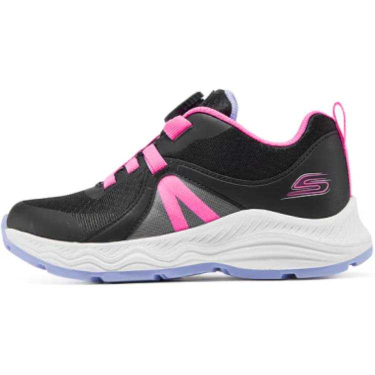 Skechers Kids Breathable Mid top Kids' Running Shoes Black Red Kids'