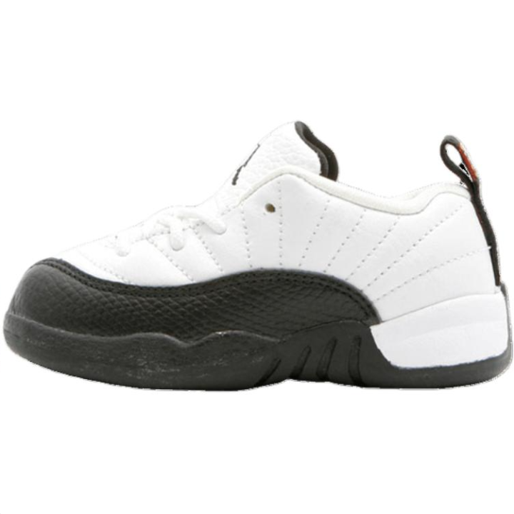 Jordan Jordan Air Jordan 12 Low top Toddler Shoes Black White Infant And Toddler