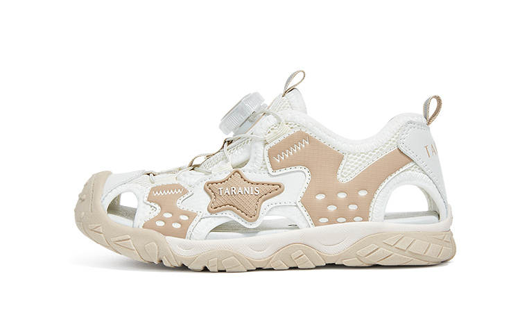 TARANIS Children's Sandals White Apricot Kids'