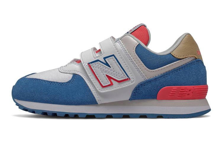 New Balance New Balance NB 574 Cushioning Kids Lifestyle Shoes White Blue Teenagers