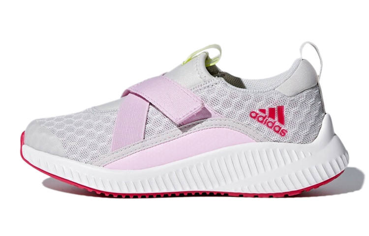 Adidas Adidas Fortarun Mesh Breathable Low top Kids' Running Shoes Gray Kids'