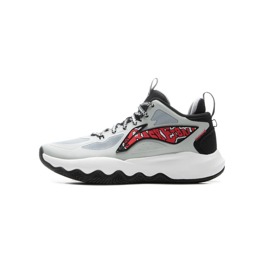 Li-Ning YOUNG Li Ning YOUNG Mid top Children's Basketball Shoes Brick Gray Kids'