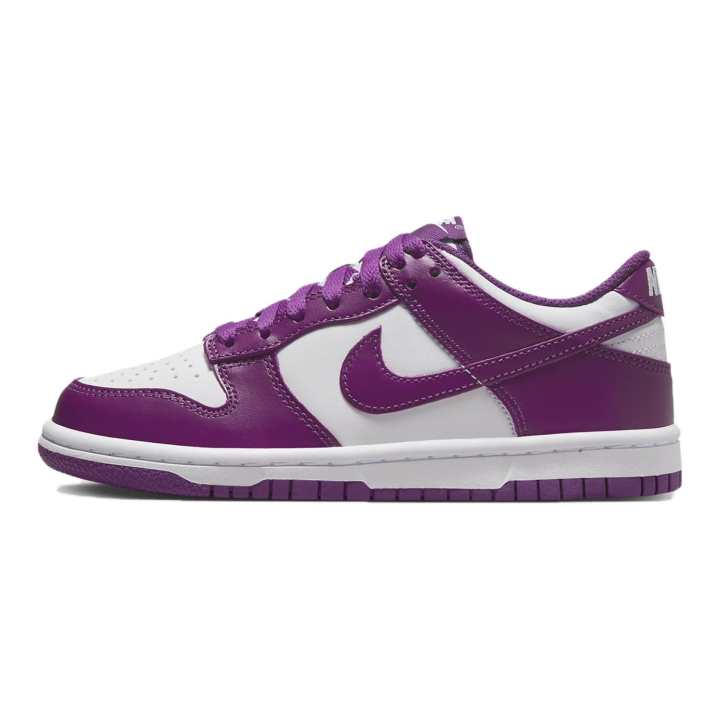 Nike Nike Dunk Low top Basketball Shoes White Purple Unisex