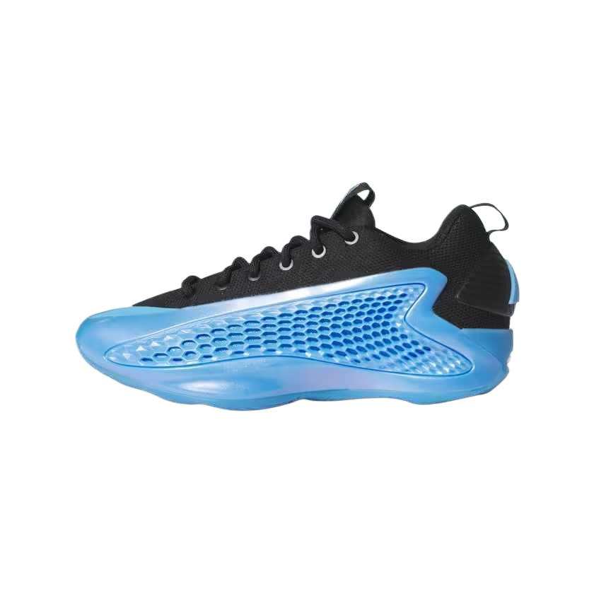 Adidas Adidas ANTHONY EDWARDS Synthetic Leather Cushioning Rebound Cushioning Rebound Low top Children's Basketball Shoes Blue