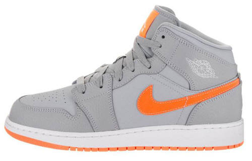 Jordan Jordan 1 Mid Bright Citrus Gray