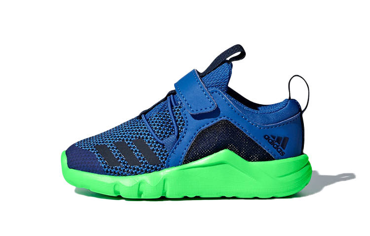 Adidas Adidas Rapida Slip Resistant And Breathable Slip Resistant And Breathable Low top Toddler Shoes Blue Black