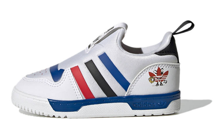 Adidas Originals Rivalry Cushioning, Wear Resistant Low top Toddler Shoes White Blue Infant And Toddler