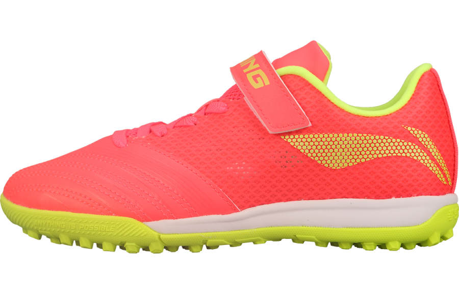 Li-Ning Li Ning Iron Low top Kids' Soccer Shoes Neon Red Kids'