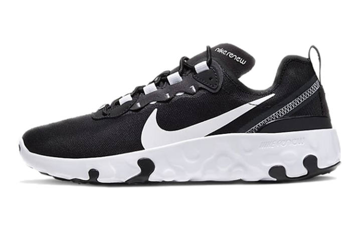 Nike Nike React Element 55 Black White GS
