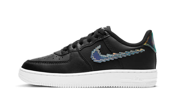 Nike Nike Air Force 1 Low top Kids' Skateboarding Shoes Black Children Aged 3 7 Years Old