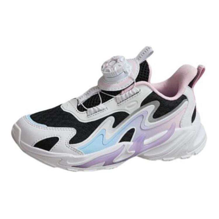 Antakids Slip Resistant Cushioning Abrasion Resistant Breathable Low top Kids Lifestyle Shoes Black White Pink Kids'