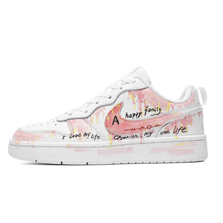 Nike Nike Court Borough Love Life Leather Slip Resistant Abrasion Resistant Slip Resistant Abrasion Resistant Low top