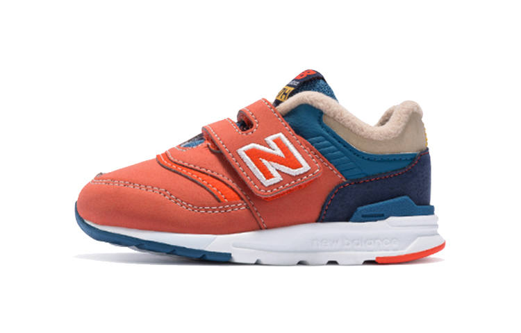 New Balance New Balance NB 997 Synthetic Leather Comfortable Low top Toddler Shoes Orange Blue Infant And Toddler