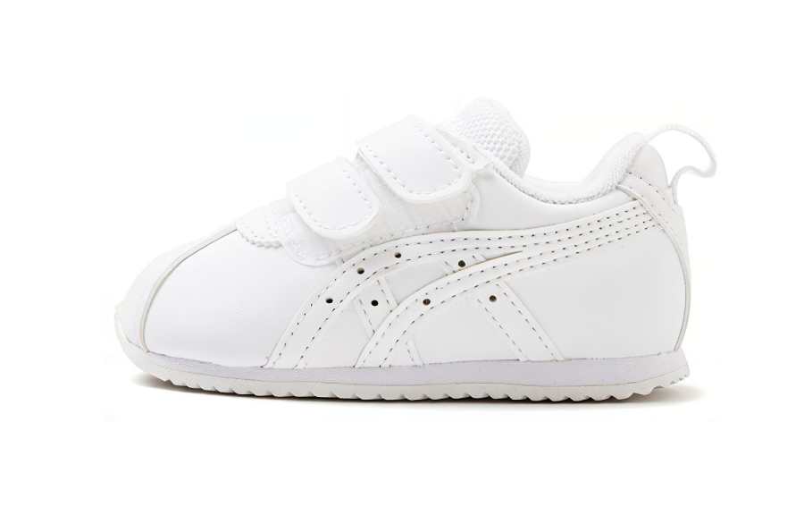 ASICS Cotla Anti Kick Cushioning Abrasion Resistant Breathable Low top Toddler Shoes White Infant And Toddler