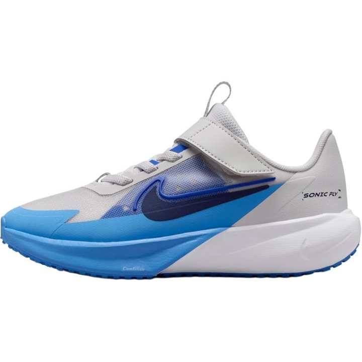 Nike Nike SONIC FLY Low top Kids' Running Shoes Gray Blue Kids'