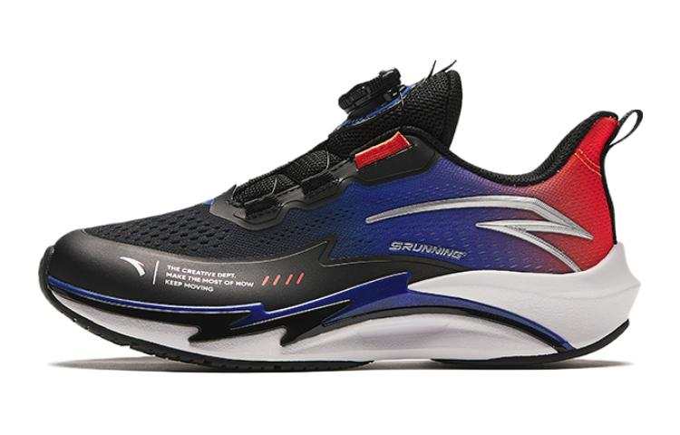 Antakids Fabric Comfortable Low top Running Shoes Black Blue Red Teenagers