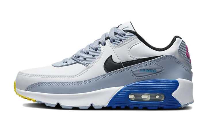 Nike Nike Air Max 90 Leather GS 'White Blue Whisper'