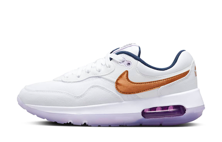 Nike Nike Air Max Motif Cushioning Abrasion Resistant Rebound Low top Running Shoes White Unisex