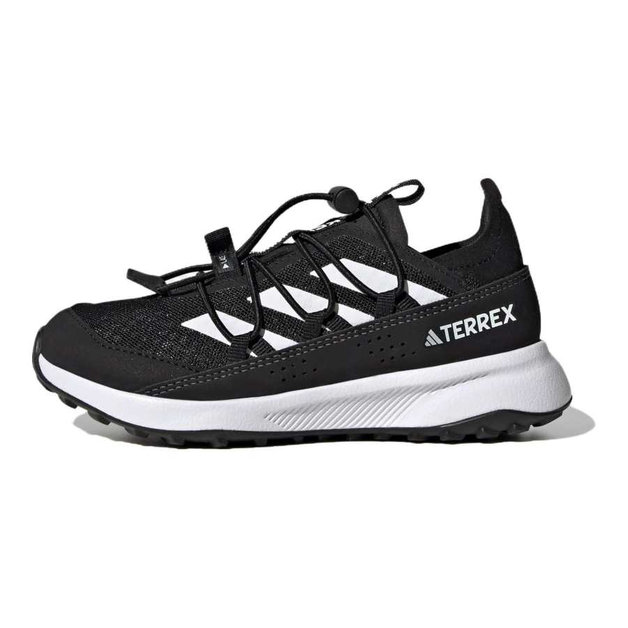 Adidas Adidas Terrex Voyager 21 Mesh Comfortable Abrasion Resistant Breathable Low top Kids' Outdoor Shoes Black White Kids'