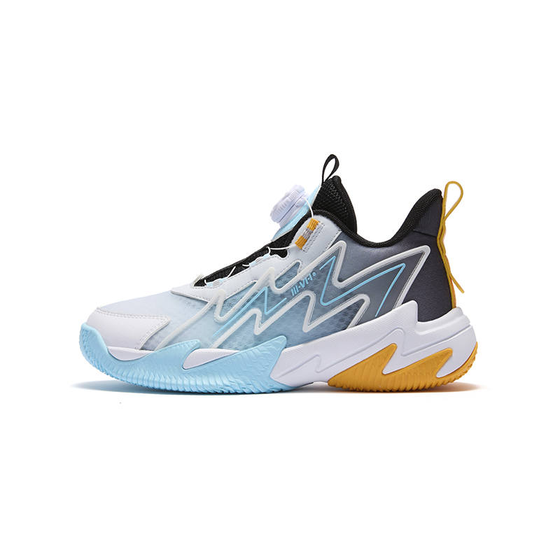 361°KIDS Brave Warrior 2.0 Low top Basketball Shoes Blue White Black Unisex