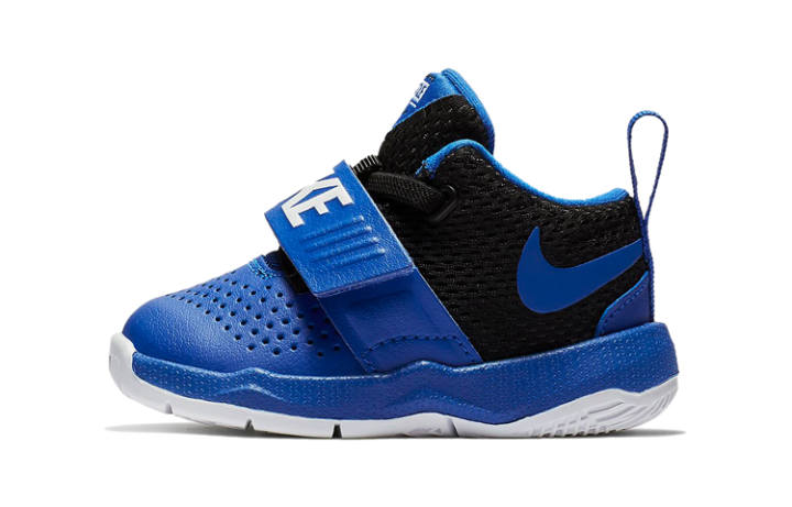 Nike Nike Team Hustle D 8 Support Mid top Toddler Shoes Blue Black Infant And Toddler