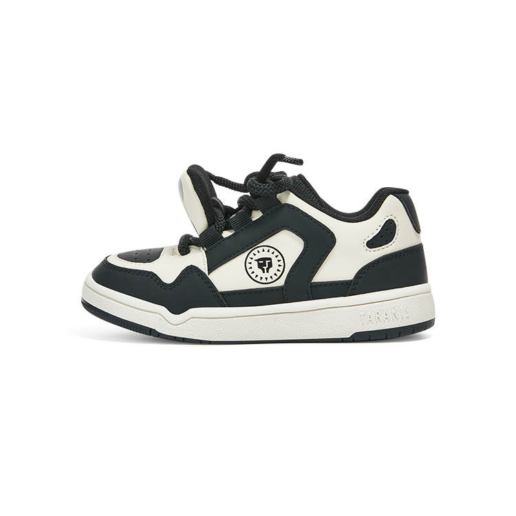 TARANIS Preschool Athletic Shoes Collection Low top Kids' Skateboarding Shoes Black White Kids'